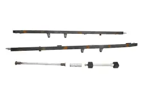 3604-649 ARCTIC CAT Sno Pro Rear Suspension Rails Left Right #2