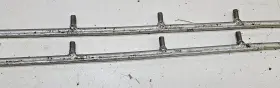 510-115 ARCTIC CAT Weld Faced Ski Wear Bars Chetah Lynx Jag #2