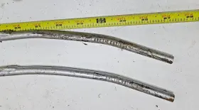 510-115 ARCTIC CAT Weld Faced Ski Wear Bars Chetah Lynx Jag #3