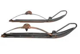 505040700 BOMBARDIER Front Skis Left Right 377 Ski-doo Safari