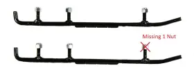 B4-464 BOTTOM LINE Nut Carbides Blow Skis Ski-doo