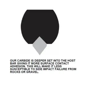E8-464 BOTTOM LINE Carbides Camoplast Blow Skis Touring #3