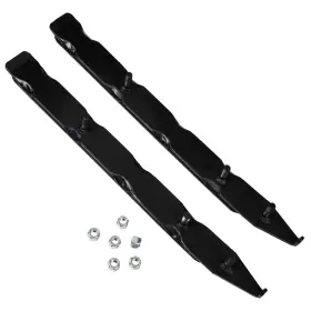 F6-464POL BOTTOM LINE Dual Runner Carbide Blow Skis Polaris #3