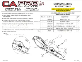 76000375 C-A Ski Mount Kit ZR120 ZR200 Arctic-cat #2