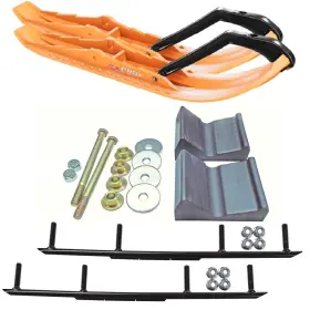 CPTMXOIQ-06 C-A PRO Skis Round Bars Kit Tmx Polaris Fusion