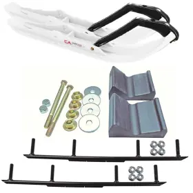 CPTMXWIQ-08 C-A PRO Skis Round Bars Kit Tmx Polaris Fusion