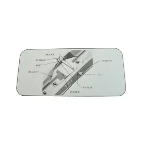 S6MKY2711290001BUSH EXO-S Bottom Line Skis Mount Carbides Kit #2