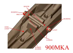 F6-464MKA711290001 EXO-S BOTTOMLINE Skis Mount Dual Carbides #2
