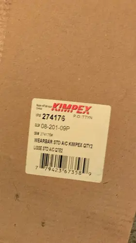 0703-344 KIMPEX Standard Wear Bar Runners Skags Scags Ski