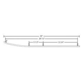 08-216-05P KIMPEX Standard Wear Bar Yamaha Kawasaki
