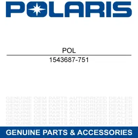 1543687-751 POLARIS Metallic Right Rail 600 Switchback