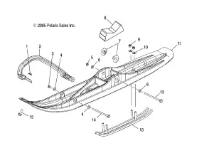 1821338-070 POLARIS Ski Right