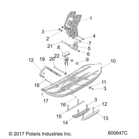1824634-329 POLARIS Skag Center #2