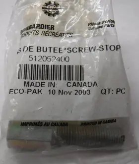 512052400 SKI-DOO Engine Stopper Plate Screw Skidoo Formula #2