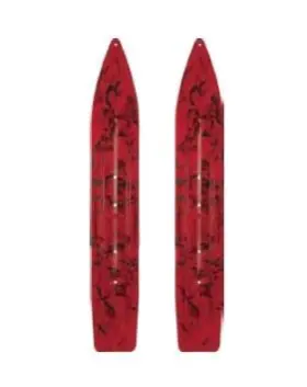 04-50102 SLYDOG Skis Atkswrblkred Swirl Attack