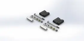 04-B001-4 SLYDOG Sly Dog Ski Mount Kit