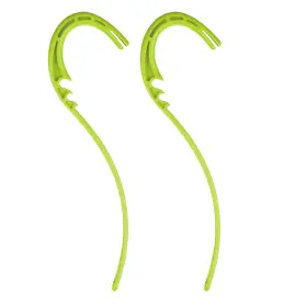 04-PL013 SLYDOG Lime Powder Hound Ski Loops