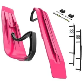 SDPH8SCPIAC2-06 SLYDOG Powder Hound Pink Skis Round Bar Kit