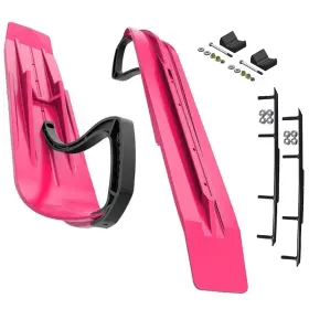 SDPHSCPITRU-10 SLYDOG Powder Hound Pink Skis Round Bar Pro