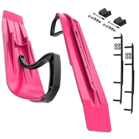 SDPHSCPITRV-08 SLYDOG Powder Hound Pink Skis Round Bar Kit
