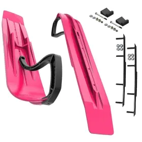 SDPHSCPITS4G-04 SLYDOG Powder Hound Pink Skis Round Bar Kit