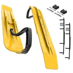 SDPHSCYTRV-04 SLYDOG Powder Hound Skis Round Bar Kit Skidoo