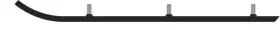 510-205 SNO STUFF Standard Wear Bar Touring 550 Polaris Trail