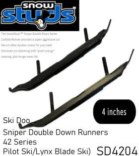 SD4204 SNOW STUDS Sniper Double Down Dooly Carbide Runners