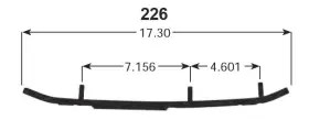 6187-S556215-67 SP1 Runners Track X2 Iq Polaris 6187-S556215-67 SP1 Runners Track X2 Iq Polaris