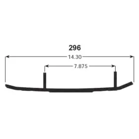 EW5R7VI1CE SPORT PARTS Wearbar Hardweld Runner Set 800 Indy
