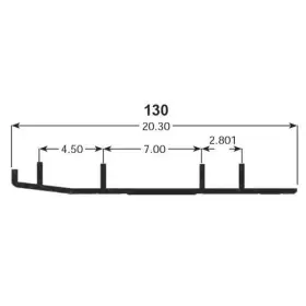 GR7K3YMUEI SPORT PARTS Wearbar Hardweld Runner Set Sno Pro