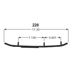 WVCXJI7L4Z SPORT PARTS Wearbar Hardweld Runner Set 800 Indy