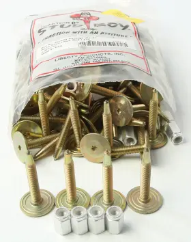 2544-P8 STUD BOY Power Point Studs Lock Nuts