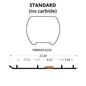 1569-W312979-39 WOODYS Wear Bar Tr VT480TR Yamaha Venture