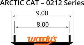 2992-W261825-22 WOODYS Wear Bars Mini Standard Zr 200