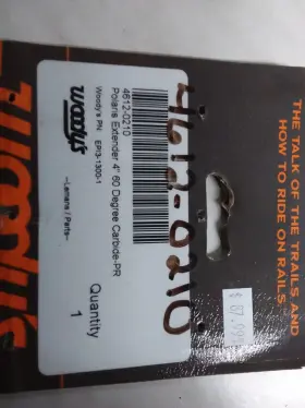4612-0210 WOODYS Carbide Extender Flat Top Wearbars Polaris #2