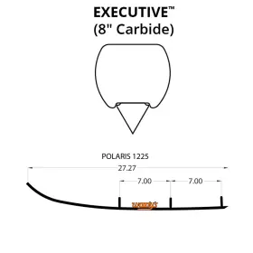 5280-W644401-60 WOODYS Executive Flat Top Carbide Runners Xcr