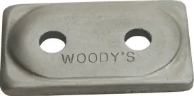 ADA2-3775-B WOODYS Angled Double Digger Plate Stud