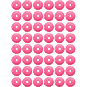 ARG-3820-48 WOODYS Plates Pink Round Pack