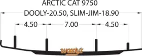 DA8-9750 WOODYS Wear Bar Dooly #2