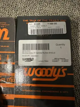 DS8-9600 WOODYS Pack Dooly Carbide Runner Ski-doo #3
