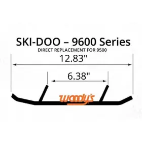ESD3-9600 WOODYS Carbides Skis Ski-doo Pilot #2