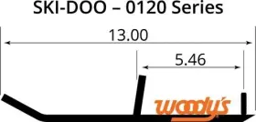 RUS-0120 WOODYS Standard Wear Bar Runner