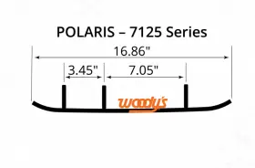 TPI4-7125-1 WOODYS Carbide Runners Iv Polaris Trail Blazer
