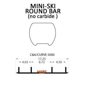 WO-3456-278700 WOODYS Pro Runners Mini Ski Rmk 800 Polaris