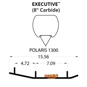 WO-8943-356733 WOODYS Executive Round Bar Carbide Runners Sp