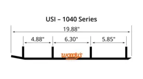 WSI-1040 WOODYS Executive Carbide Runner Usi Skis Bolt