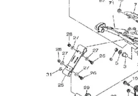 8GM-47495-00 YAMAHA Vector Stopper Apex