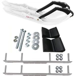 C&a Pro White Tmx Snowmobile Skis W/ 6" Shaper Bars Complete Kit 2016+ Ski-doo. Fixed Price $528.22.