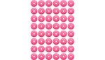 Woodys Arg-3820-48 Support Plates - Pink Round 48 Pack. Fixed Price $81.06.